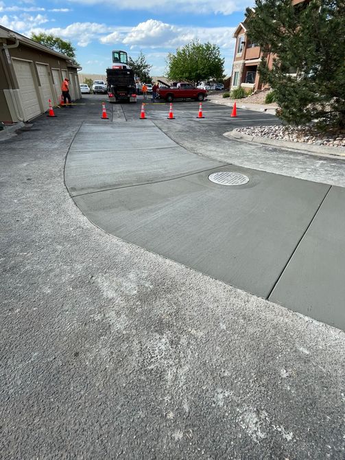 Commercial concrete and asphalt work in Aurora, Colorado